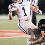 Tanner Thomas (1) runs for a big gain against Maryville. 10/302014. PHOTO CREDIT: Daryl Sullivan | The Daily Times